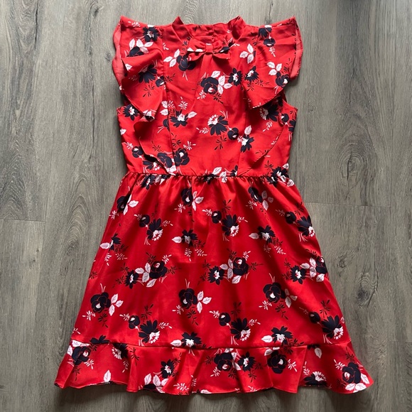 Janie and Jack Floral Chiffon Dress - Picture 2 of 5